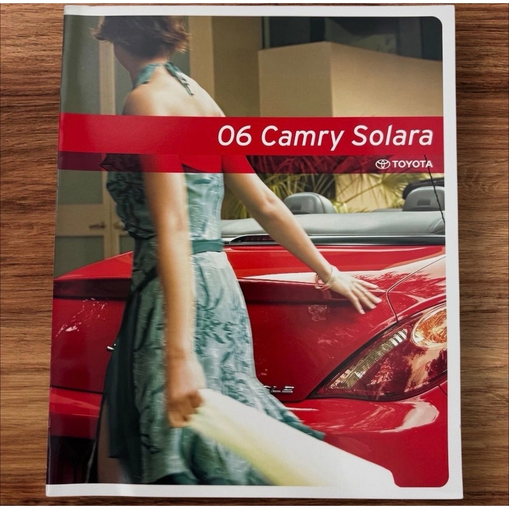 2006 Toyota Camry Solara Sales Brochure Catalog SLE SE Sport Coupe Convertible